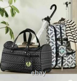 Thirty-One Wheels-Up Roller Ditty Dot Travel Bag Roll On Wheels