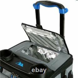 Titan 60 Can Rolling Cooler with All Terrain Cart 22.5 Litre 3 Day Ice Cool Bag
