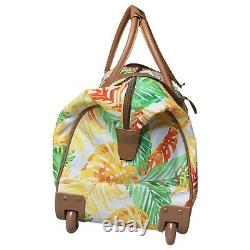 Tommy Hilfiger Rolling Duffle City Bag Carey On Floral Tropical NWT UNRELEASED