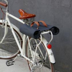 Tourbon Roll-up Bike Pannier Waterproof Canvas Bicycle Rear Rack Storage Bag