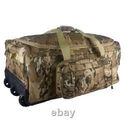 Travel Duffel Bag Carry-on Wheeled Rolling Duffel Bags for Camping Hiking Sport