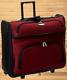 Travel Select Amsterdam Rolling Garment Bag Wheeled Luggage Case, Red 23-Inch