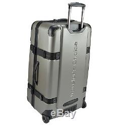 Traveler's Choice Maxporter Polycarbonate 24 Rolling Trunk Luggage Suitcase Bag