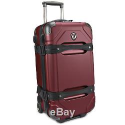 Traveler's Choice Maxporter Polycarbonate 24 Rolling Trunk Luggage Suitcase Bag