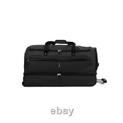 Travelpro Roadtrip 30 Drop-Bottom Rolling Duffel with Packing Cubes Ash Black