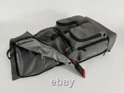 Tumi Alpha Bravo London Roll-Top Backpack Gray Nylon withBlack Leather 232388SGRY