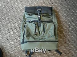 Tumi Alpha Bravo London Roll-Top Backpack TUNDRA GREEN 103302-7297