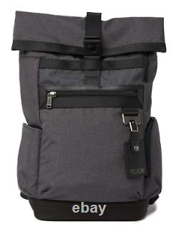 Tumi Birch Roll Top Laptop Travel Backpack Bag Carry-On in Heather Grey