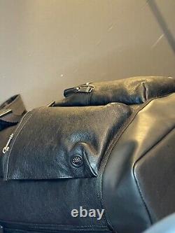 Tumi Cypress Roll Top Leather Backpack