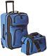 Two Piece Expandable Carry-on Bag Rolling Wheel Travel Luggage Set (15 and 21)