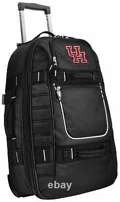 University of Houston Rolling UH COUGARS Suitcase Luggage Trolley Bag