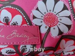 Vera Bradley Lighten Up Foldable Rolling Duffel Blush Pink