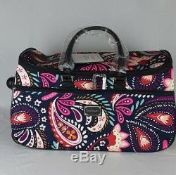 Vera Bradley Rolling Duffel Bag Luggage Painted Paisley New NWT Carry On