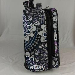 Vera Bradley Rolling Work Bag Luggage Mimosa Medallion New NWT MSRP $265