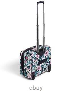 Vera Bradley Women's Softside Work Bag Rolling Suitcase Garden TSA lock included