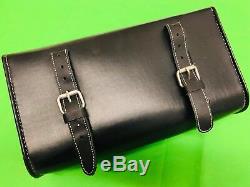 Vespa Black Case Roll Bag For Luggage Carriers / Racks Vespa Logo
