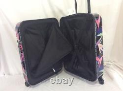 Victorias Secret Pink HARD SHELL GRAPHIC Carry On Wheelie Suitcase Bag NWT