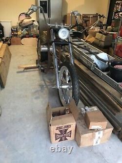 West Coast Choppers Cfl 2 Up Frame, Rolling Chassis, Oil Bag, Neck Badge
