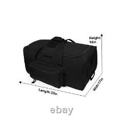 WolfWarriorX Duffel Bag Wheels Rolling Deployment Bag Wheeled Military Suitcase