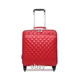 Women Spinner Rolling Luggage Travel Bag Suitcase Lady Cabin Trolley Bag