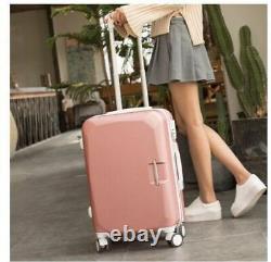 Women Travel Luggage 202426 Abs+Pc Boarding Rolling On Wheels Trolley Bags