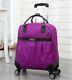 Women Travel Luggage Bag Carry On Rolling Boarding With Wheel Cabin Trolley Bag