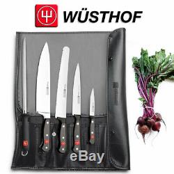 Wüsthof Roll Bag with 5 Knives Classic