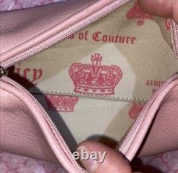 Y2K Juicy Couture Barbie Baby Pink Leather Mini Barrel Bag Tootsie Roll Princess