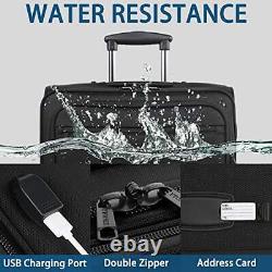 Ytonet Rolling Laptop Bag, 17 Inch Rolling Briefcase for Men Women, Water Resist