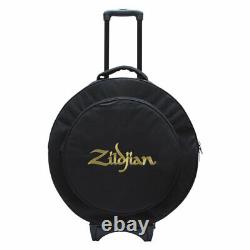 Zildjian ZCB22R 22-Inch Premium Rolling Cymbal Bag with 16-Inch Hi-Hat Pocket